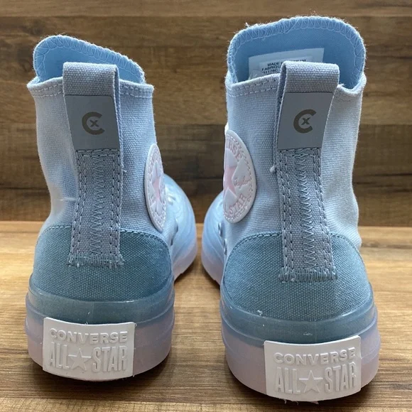 Converse Light Blue High-Top Athletic Shoes - Picture 8 of 12